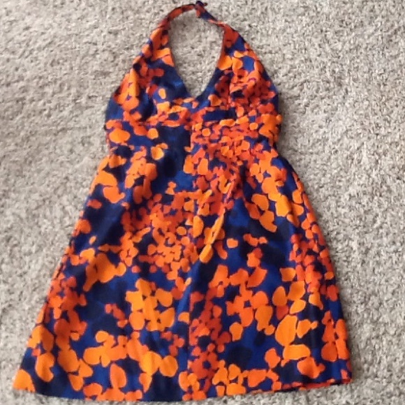 Milly Silk Halter dress - Picture 3 of 5